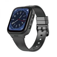 wonlex CT30PRO GPS nyomkövető senior okosóra időseknek, fekete
